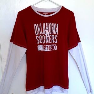 🏈 “OKLAHOMA OU SOONERS EST 1890” XL Long Sleeve Tee Shirt by Pro Edge